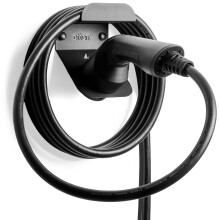 Electric Car Charger Holder, Base, Wall Hook, Hose, Charger Batteries, EV, Cable Organizer, Motorcycle Accessories (Black)