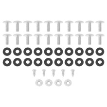 2 Sets Pit Bike Bolts Full Plastics Nut and Bolt Fitting Kit Dirt Bike Plastic Plate Screw Plastic Panel Bolt Suitable for CRF110 Style Dirt Pit Bike