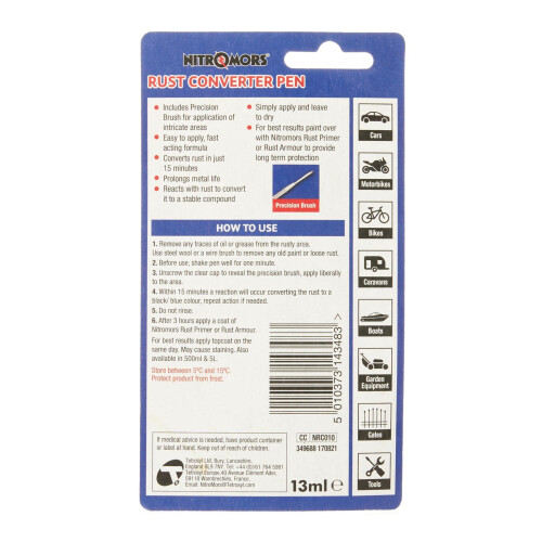 Easy Apply Rust Converter Pen 13ml - Converts Rust in 15 Minutes 1
