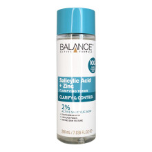 Salicylic Acid + Zinc Toner (200ml) - Exfoliates, Unclogs Pores, Prevents Blemishes & Blackheads, Minimises Pores for Clearer Complexion