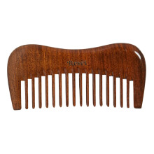 100% Natural Handmade Sandalwood Comb | Soft Wide Tooth Wooden Comb for Wet and Dry Hair | Eco-Friendly Anti-Static for Massage | Wooden Hair