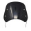 Motorcycle Flyscreen Windshield Windscreen Deflector | Universal | BLACK Screen for 5 '' - 8 '' (13cm to 20cm) Headlights 1