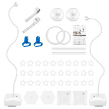 Kit de Soporte de Arco de Globos Ajustable de 1.5x2.5m - Incluye Soporte y Bases Pesadas, Adecuado para Decoraciones de Eventos