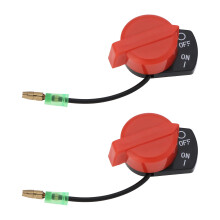 2Pcs Mixer Stop Switch Single Wire Kill Switch 36100-ZE1-005 36100-ZE1-015 36100-883-005 Compatible with Honda G100 G150 G200 G400 GX100