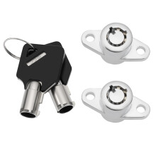 2pcs Luggage Lock Kit Saddlebags with 2 Keys Hard Saddlebag Lock Set Compatible with Harley-Davidson Touring models FLH/T 2014-