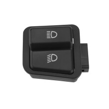 1Pc 3Pin 2 Buttons Handlebar Headlight Main Beam Switch Button Compatible with Lexmoto Titan125 ZN125T-8F Modification Accessories