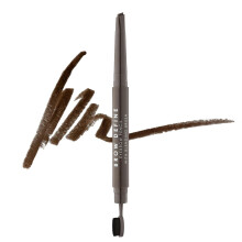Makeup Academy Brow Define, Angled Eyebrow Pencil With Blending Brush, Dark Brown, 0.25 g - Vegan & Cruelty Free