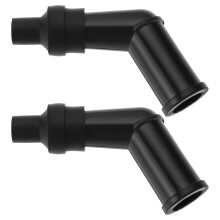 2 Pieces Motorcycle Spark Plug Cap M4 Threaded Spark Plug Cores Resistor Cap DMFX-6665 Compatible with Aprilia Scarabeo Black