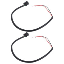 2Pcs Motorcycle 2 Pin Auxiliary Connector Socket 12V Plug Adapter Wire Compatible with Honda XL750 Transalp 750 2023-2025