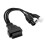 3 4 6 Pin OBD2 Diagnostic Cable Motorcycle OBD II Engine System Diagnostic Tool Fault Code Reader to 16 Pin Adapter, Compatible with Motorcycle Only 1