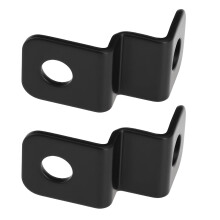2pcs M8 Mini Motorcycle Turn Signal Indicators Lights Bracket for Motorcycle Black