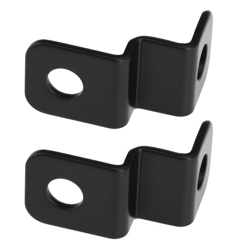 2pcs M8 Mini Motorcycle Turn Signal Indicators Lights Bracket for Motorcycle Black