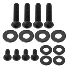 Motorcycle Switchgear Screws Set 304 Stainless Steel Black Compatible with Har-ley Davidson Softail 96-25