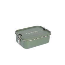 Stainless Steel Lunch Box; Mess Tin Container for Food, Khaki