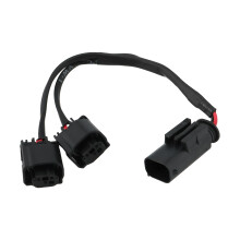 12V Motorcycles Y AUX Adapter Cable Compatible with BMW R1200GS R1250GS Heated Grips Sat Nav GPS 20cm