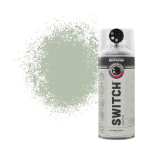Switch 5 in 1 Nozzle Multi Surface Topcoat Decorative Spray Paint Aerosol 400ml Cotswold Sage Satin Finish