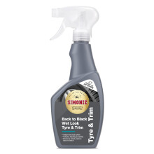 Back to Black Tyre Shine 500 ml – Wet Look Tyre Dressing for Deep Black Gloss Finish – Non-Greasy Tyre Shine Spray That Restores Faded Tyres and