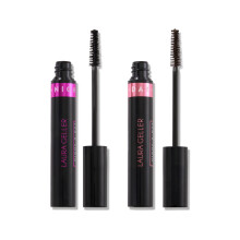 LAURA GELLER NEW YORK Night-N-Day Magnifying Mascara Kit, Holiday ’25 – Black & Brown Duo for Length, Lift & Definition – Buildable, Clump-Free