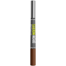 New York Brow Inserts, 2-in-1 Eyebrow Pencil Pen and Fiber Gel, 0.015MM Triple Tip for 100 Hair-Like Strokes in 30 Seconds, 36-Hour Wear, Smudge-Proof
