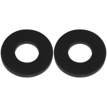 1 Pair of Comfort Grip Donuts for BMX MX MTB Bike Handlebar Grips with Self Adhesive Backing to Reduce Hand Rubbing and Improve Comfort,Black
