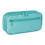 Large Capacity Pencil Case with Durable Zipper, Multi-Compartment, Cyan Mild 1