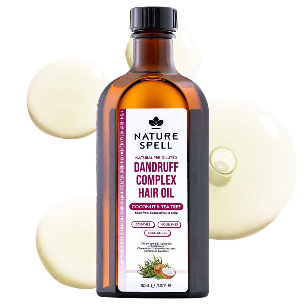 Nature Spell Coconut & Tea Tree Scalp & Hair Oil 150Ml - Image 2