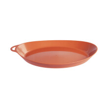 Ellipse Reusable Plate for Camping, Travel & Outdoor - Rust Orange