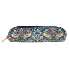 William Morris Strawberry Thief Deluxe Slim Pencil Case – Zip Pencil Pouch for Pens, Pencils & Stationery – Slim School & Office Pencil Case 220 ?