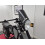 Motorcycle Flyscreen Windshield Windscreen Deflector | Universal | BLACK Screen for 5 '' - 8 '' (13cm to 20cm) Headlights 2