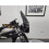 Motorcycle Flyscreen Windshield Windscreen Deflector | Universal | BLACK Screen for 5 '' - 8 '' (13cm to 20cm) Headlights 5