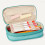 Large Capacity Pencil Case with Durable Zipper, Multi-Compartment, Cyan Mild 5