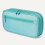 Large Capacity Pencil Case with Durable Zipper, Multi-Compartment, Cyan Mild 6