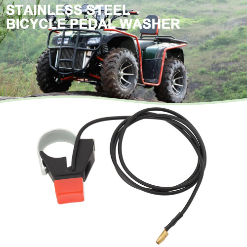 2Pcs Kill Switch Button Motorcycle Kill Switch 22 mm Handlebar Kill Switch with Cable for 47CC/49CC Mini Moto Quad, Dirt Bikes, Race Bike 1