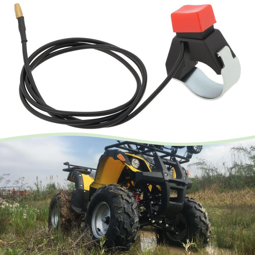 2Pcs Kill Switch Button Motorcycle Kill Switch 22 mm Handlebar Kill Switch with Cable for 47CC/49CC Mini Moto Quad, Dirt Bikes, Race Bike 2