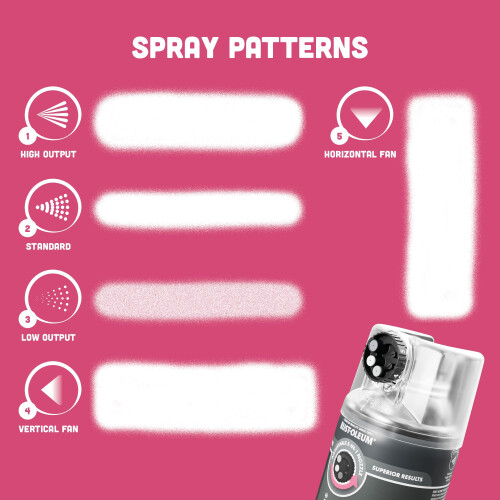 Rust-Oleum Switch 5 in 1 Nozzle Multi Surface Topcoat Decorative Spray Paint Aerosol 400ml Mushroom Matt Finish 2