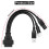 3 4 6 Pin OBD2 Diagnostic Cable Motorcycle OBD II Engine System Diagnostic Tool Fault Code Reader to 16 Pin Adapter, Compatible with Motorcycle Only 7