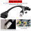3 4 6 Pin OBD2 Diagnostic Cable Motorcycle OBD II Engine System Diagnostic Tool Fault Code Reader to 16 Pin Adapter, Compatible with Motorcycle Only 4
