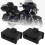 4pcs Motorcycle Exhaust Rubber 65724-85 Compatible with Har-ley Davidson 3