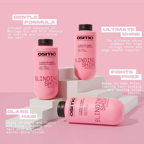 Osmo Blinding Shine Shampoo | Moringa Oil & Silk Protein Extracts | 400ml 1