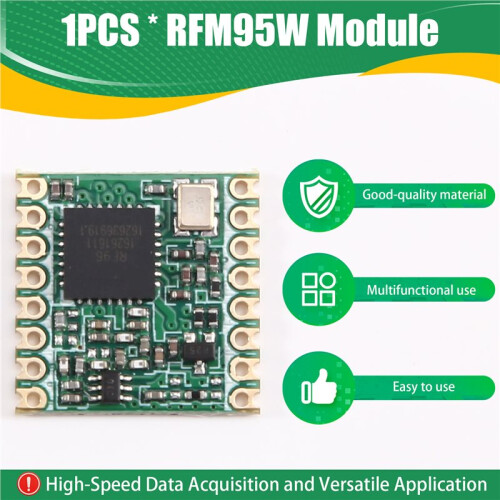 RFM95W LoRa SX1278 Spread Spectrum Wireless Module LoRa Wireless Transceiver Module Low Power SPI Interface for IoT B 1