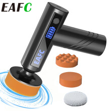 EAFC Polisseuse à main sans fil, Batterie 4500mAh, pour carrosserie, cuir et sols