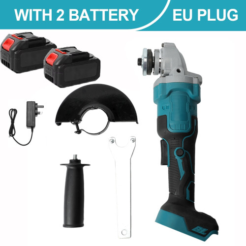 Meuleuse d'angle électrique 125mm sans balais, vitesse variable, pour batterie 18V