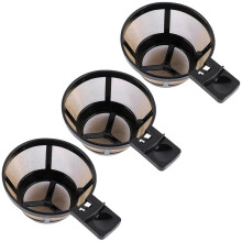 3 Stuks Herbruikbare Koffiefiltermandjes voor Beach 2-Weg Koffiezetapparaten Modellen 49980A 49980Z 49933 47650