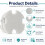Pool Cleanered Part Foam for WYBOT A1 Pool Vacuum Filter Replacement Reusable Robot Cleaner Insert 3