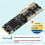 Convertitore da M.2 A PCIe B+M A Scheda Seriale RS485/422 WCH384L per PC Desktop Windows 10/11 e Linux (Non Supporta RS232) 4