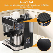 Slidingmat & Topmat Set voor Luxe Cafe ES601 ES701 2-in-1 Antislip Rubberen Basis & Siliconen Hoes