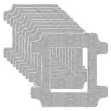 20pcs Cleaning Pads for Mova N1 Window Cleaning Robots, Washable Microfiber Cloths for Streak-Free Window Cleaning