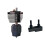 For Flashforge C5/C5 Pro Hotend Kit Extruder Replacement Assembly with Silicone Cleaning Brush 3D Print Assembly 0.8mm 2