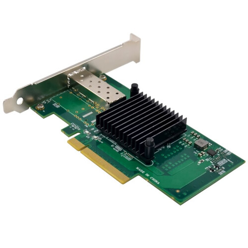 Placa de Rede PCI-e X8 SFP+ de 10 Gb JL82599EN X520-DA1 Compatível com PXE e UEFI para PC Desktop com Windows 10/11 e Linux 1