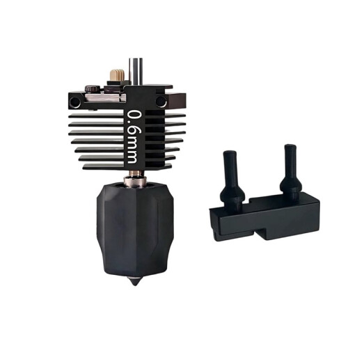 For Flashforge C5/C5 Pro Hotend Kit Extruder Replacement Assembly with Silicone Cleaning Brush 3D Print Assembly 0.6mm